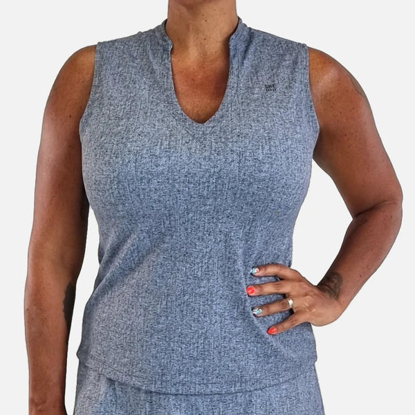 Shedid Denim Lux Tank