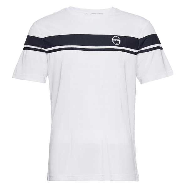 Sergio Tacchini Youngline Pro T-Shirt White/Navy